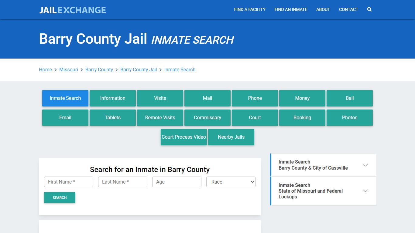 Barry County Jail, MO Inmate Search: Roster & Mugshots